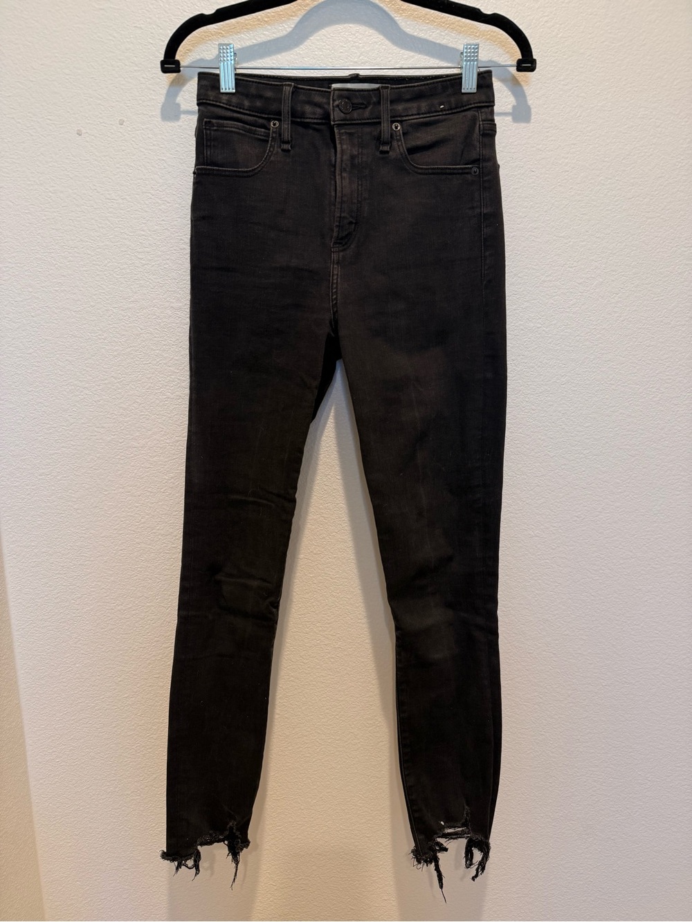 Abercrombie and Fitch Black High Waisted Skinny Jeans